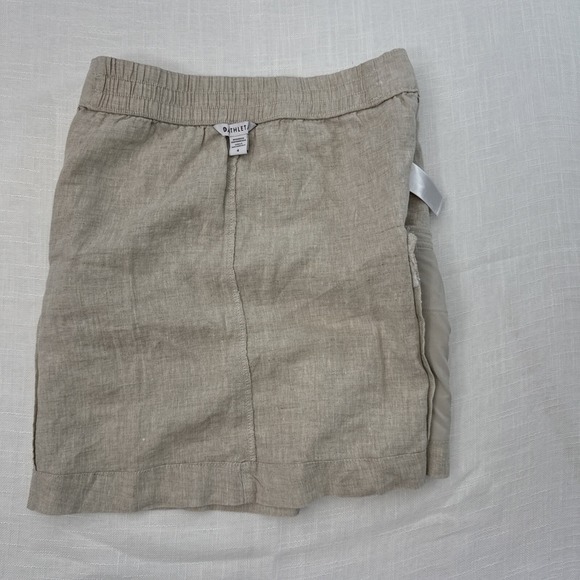 Athleta Women 4 Skirt Voyager Beige Linen Buckle Cargo Pocket Utility Athleisure - Picture 8 of 13